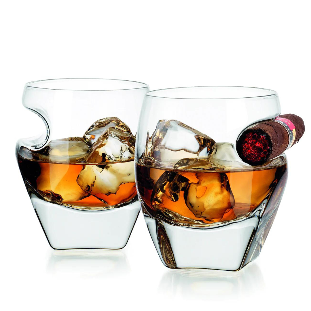 The Glass with Built-In Rest – Premium Whiskey Glass for Bourbon, Scotch &amp; Rum